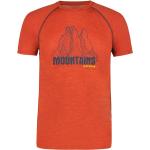T-shirts col rond Icepeak orange en polyester à manches courtes à col rond Taille L pour homme 
