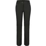 Pantalons de ski Icepeak noirs en shoftshell coupe-vents respirants Taille XL pour femme 