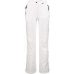 Pantalons de ski Icepeak blancs en polyester coupe-vents Taille L pour femme 