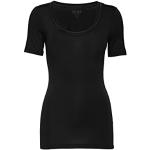 T-shirts Ichi noirs à manches courtes à manches courtes à col rond Taille XXL look fashion pour femme 
