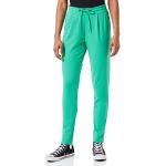 Pantalons taille élastique Ichi verts en jersey Taille S look casual pour femme 
