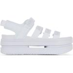 Sandales à brides Nike blanches à scratchs Pointure 35,5 pour enfant en promo 