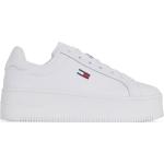 Baskets plateforme Tommy Hilfiger Iconic blanches Pointure 41 look casual pour femme en promo 