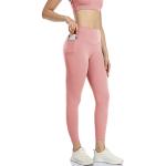 Pantalons de yoga rose pastel Taille L look fashion pour femme 