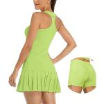 Shorts de golf verts sans manches Taille S look casual pour femme en promo 