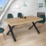 Tables de salle à manger design marron 6 places modernes 