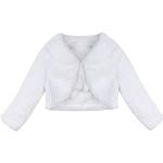 Boléros iEFiEL blancs en fausse fourrure Taille 12 ans look fashion pour fille de la boutique en ligne Amazon.fr 