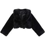 Boléros iEFiEL noirs en fausse fourrure Taille 12 ans look fashion pour fille de la boutique en ligne Amazon.fr 