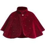 Vestes en velours iEFiEL rouge bordeaux en velours à strass lavable à la main look fashion pour fille de la boutique en ligne Amazon.fr 