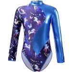 Justaucorps iEFiEL bleus en tulle à strass respirants look fashion pour fille de la boutique en ligne Amazon.fr 