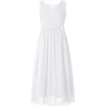 Robes de soirée iEFiEL blanches à perles look fashion pour fille de la boutique en ligne Amazon.fr 