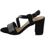 Sandales à talons Igi&co noires à motif fleurs à boucles Pointure 38 look fashion pour femme 