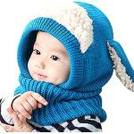 Bonnets en mailles bleus à motif animaux Taille 9 mois look fashion pour garçon de la boutique en ligne Amazon.fr 