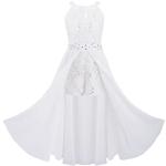 Robes de cérémonie Iiniim blanches en dentelle à strass Taille 14 ans look fashion pour fille de la boutique en ligne Amazon.fr 