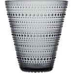 Iittala Kastehelmi Vase décoratif en Verre Gris 15