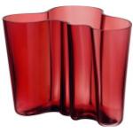 Vases Iittala rouges de 20 cm 