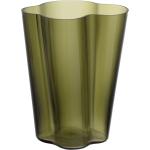 Vases Iittala vert mousse de 21 cm 
