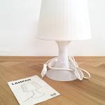 IKEA 4054673224566 LAMPAN Lampe de Table, Plastique, Blanc, 19 x 19 x 15 cm