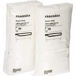 Ikea FARGMARA Lot de 2 draps-housses 100 % coton pour lit super king size Blanc 180 x 200 cm