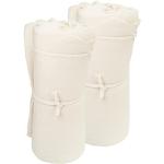 Plaids polaires IKEA blanc d'ivoire en polyester lavable en machine en lot de 2 