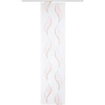 HOME WOHNIDEEN Iker 84489 Rideau Coulissant Transparent avec Scherli 245 x 60 cm (Rose)