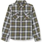 Chemises Ikks IKKS Junior kaki à carreaux à carreaux Taille 5 ans look fashion pour garçon de la boutique en ligne Amazon.fr 