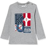 T-shirts à manches longues Ikks IKKS Junior gris foncé Taille 3 mois look fashion pour garçon de la boutique en ligne Amazon.fr 