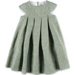 Robes plissées IL GUFO vertes en coton Taille 12 ans look fashion pour fille de la boutique en ligne Miinto.fr avec livraison gratuite 