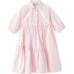 Robes à motifs enfant IL GUFO roses en coton à volants Taille 10 ans pour fille de la boutique en ligne Miinto.fr avec livraison gratuite 