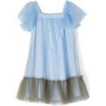 Robes à manches courtes IL GUFO bleues en tulle Taille 8 ans pour fille en promo de la boutique en ligne Farfetch.com 