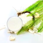 Sels de bain faits main au lait de coco pour le corps hydratants pour peaux sensibles texture crème pour enfant 