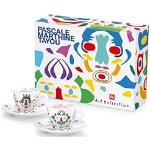 illy Art Collection Pascale Marthine Tayou 2 tasses à café Espresso numérotées signées