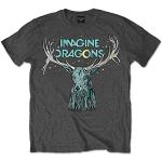 Imagine Dragons - T-shirt - Homme Gris gris - Gris - Large