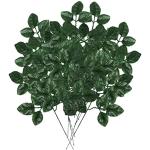 Plantes artificielles vertes en plastique romantiques 