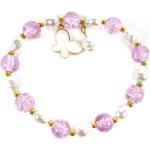 Bracelets de perles en émail à perles à motif papillons pour enfant 