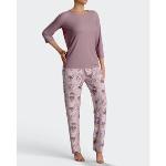 Pyjamas Impetus roses en modal Taille L pour femme 