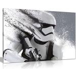 Tableaux sur toile noirs en pin Star Wars Stormtrooper 