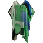 Robes longues bohèmes saison été vert menthe en polyester à sequins Taille 3 XL plus size style bohème pour femme 
