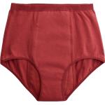 Culottes taille haute rouges lavable en machine pour femme 
