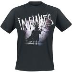 IN FLAMES The Mask Homme T-Shirt Manches Courtes Noir M 100% Coton Regular/Coupe Standard