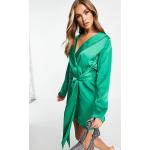 Robes tailleur & Robes blazer In The Style vert émeraude en satin Taille S classiques pour femme en promo 