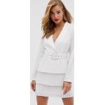 Robes In The Style blanches à manches longues à manches longues Taille S classiques pour femme en promo 