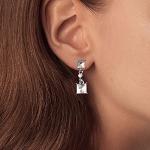 Boucles d'oreilles pendantes de mariage en cristal à strass style bohème pour femme 