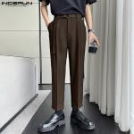 Pantalons chino d'automne beiges lavable à la main Taille 3 XL look casual pour homme 