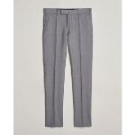 Incotex Slim Fit Tropical Wool Trousers Light Grey