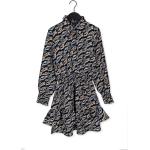 Robes en jean bleues à motif tigres pour fille en solde de la boutique en ligne Omoda.fr 