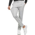 Pantalons classiques Indicode gris stretch Taille M W34 coupe regular pour homme 