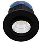 Indigo Spot LED Iena RDX-230 4 en 1 - Orientable - 5W - 506Lm - Rond - Noir mat - Dimmable