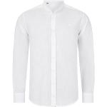 Chemises Indumentum blanches col mao à manches longues col mao Taille 4 XL classiques pour homme 