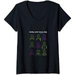 Ingénieurs féminins T-Shirt avec Col en V